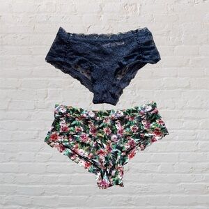 🛍🏙3️⃣ for $1️⃣5️⃣ 🆕 Bundle of Victoria’s Secret cheeky lacy bikini underwear